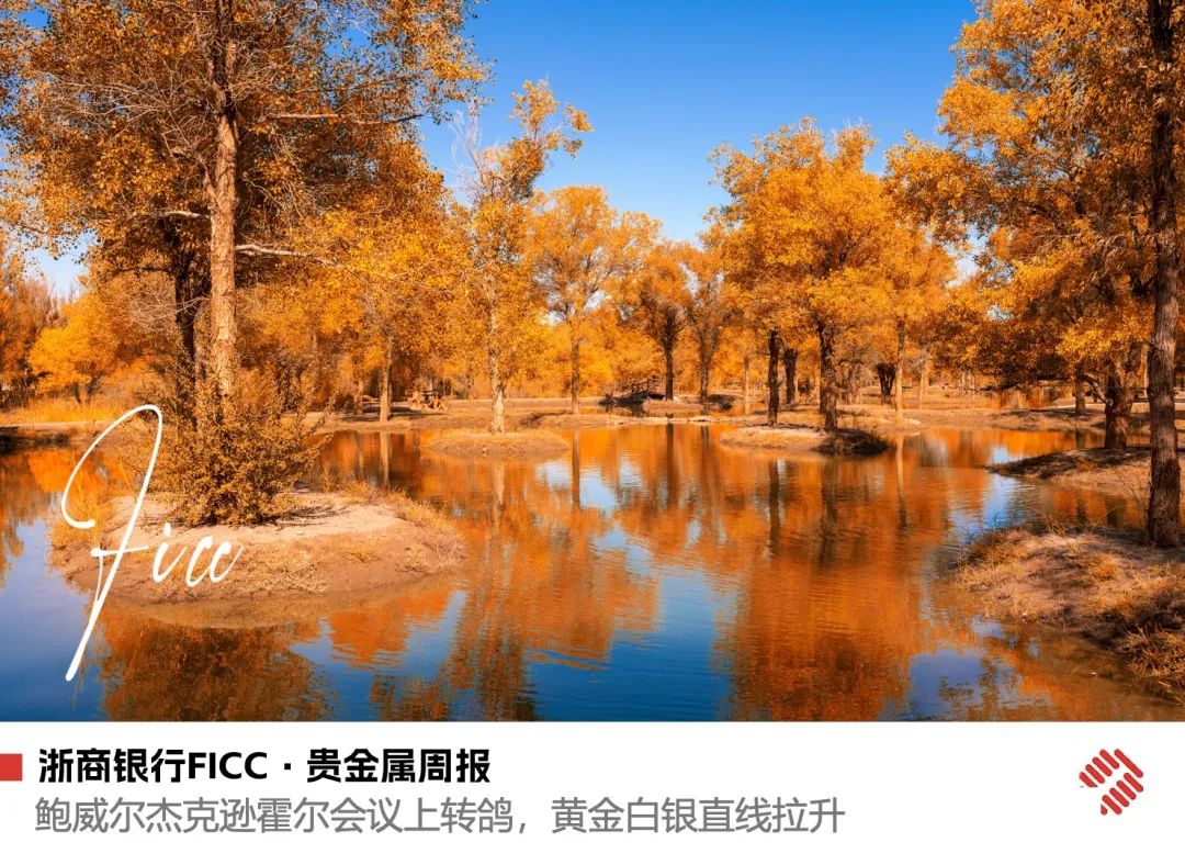 【浙商银行FICC·贵金属】鲍威尔杰克逊霍尔会议上转鸽，黄金白银直线拉升